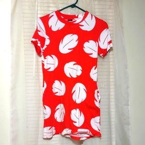 Red and white Disney dress